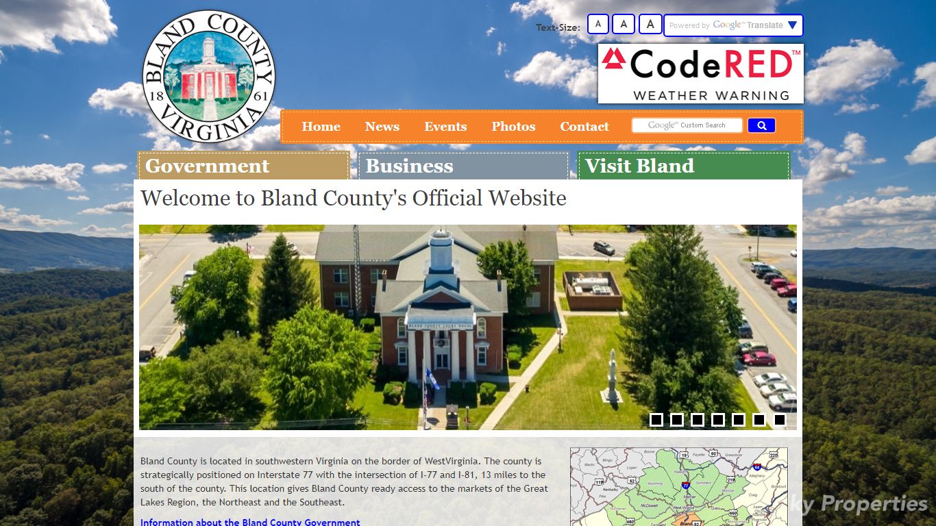 Official Website for the County of Bland, Virginia